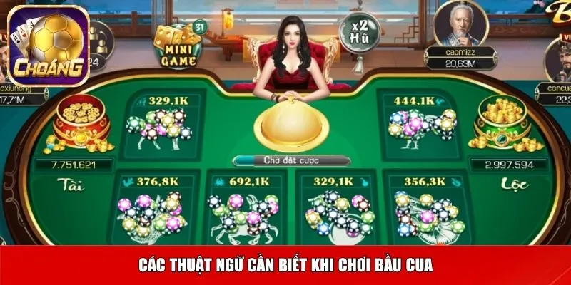 Các thuật ngữ cần biết khi chơi bầu cua