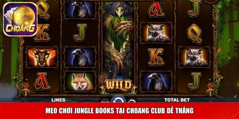 Mẹo chơi Jungle Books tại Choang Club dễ thắng