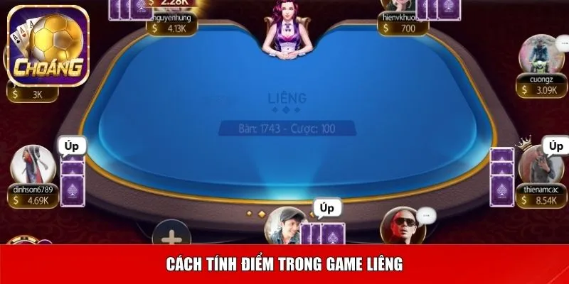 Cách tính điểm chuẩn trong game bài Liêng