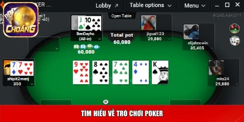 Tìm hiểu về trò chơi Poker