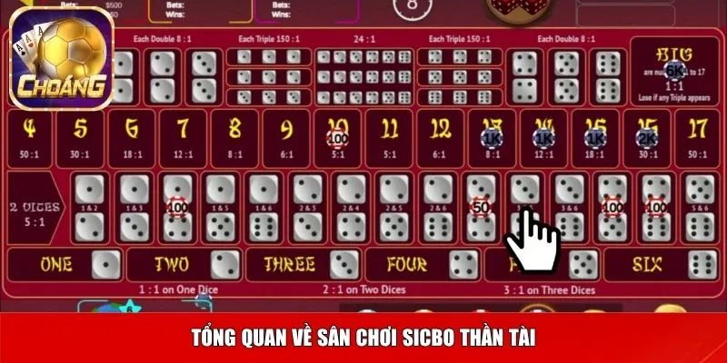 sicbo than tai 1 Tổng quan về sân chơi Sicbo thần tài