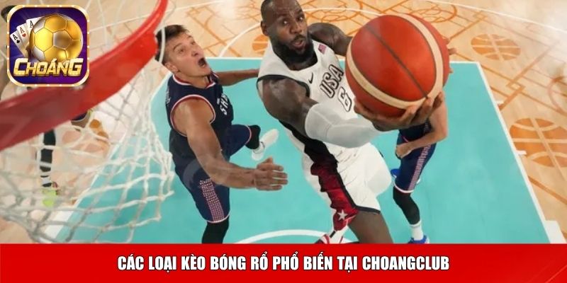 Các loại kèo bóng rổ phổ biến tại Choangclub