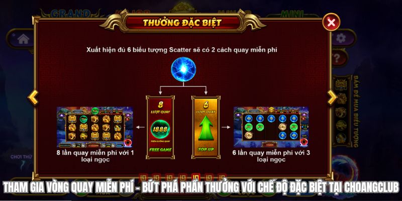 but pha phan thuong voi che do dac biet tai choangclub