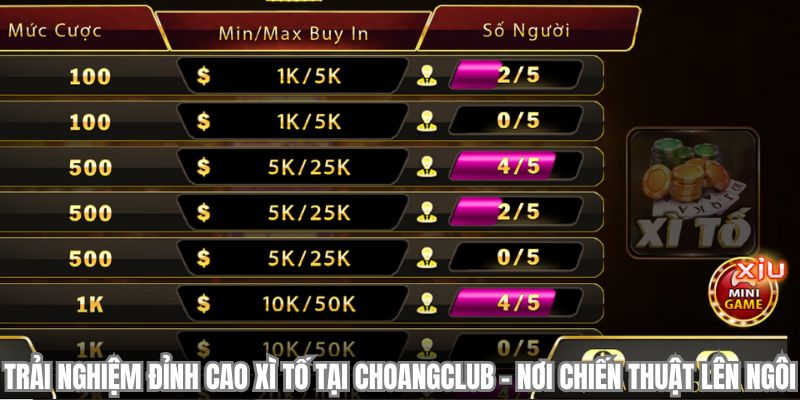 trai nghiem dinh cao xi to tai choangclub