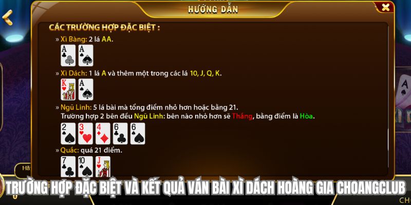 truong hop dac biet va ket qua van bai xi dach hoang gia choangclub